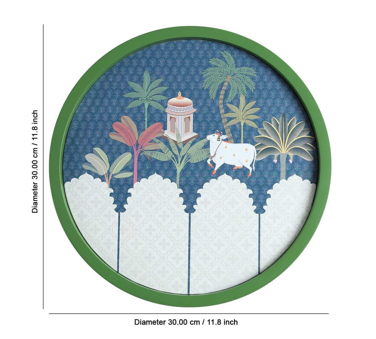 India Circus by Krsnaa Mehta Kaamdhenus Quest Wall Deco Plate