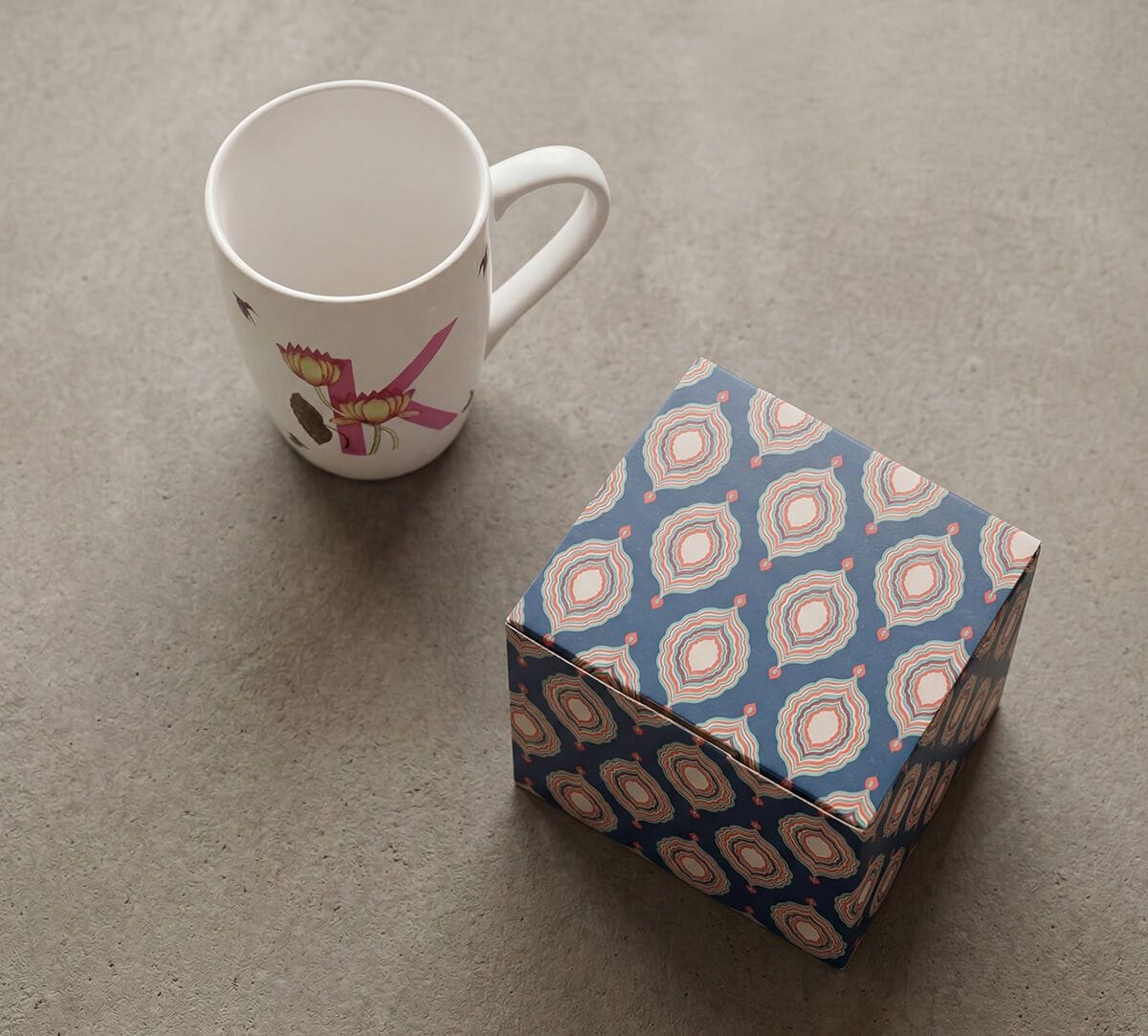 King Lotus Porcelain Coffee Mug