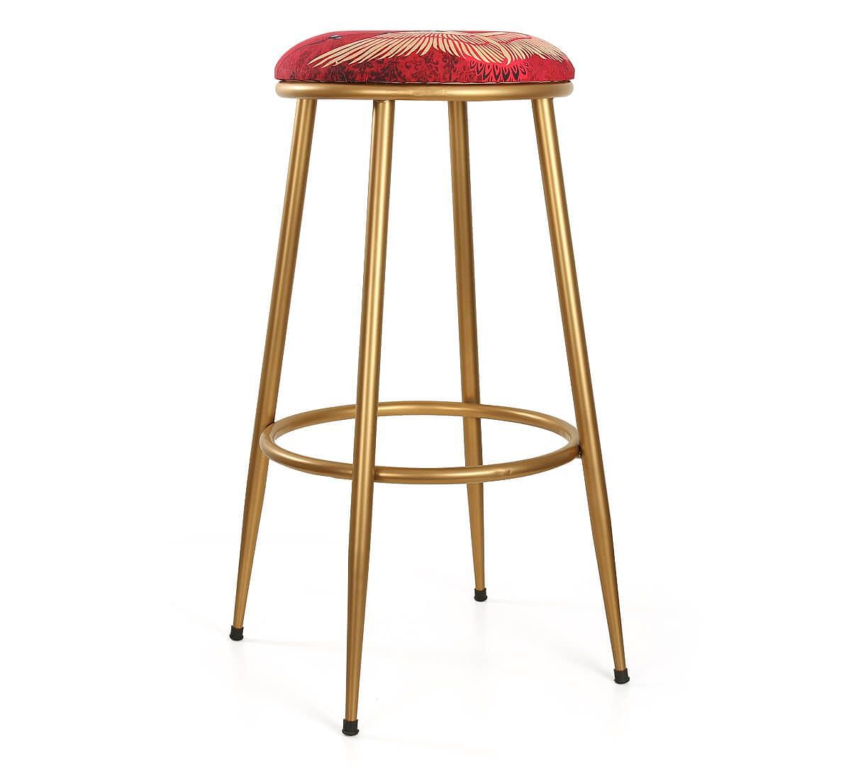 India Circus by Krsnaa Mehta Legend of the Cranes Bar Stool