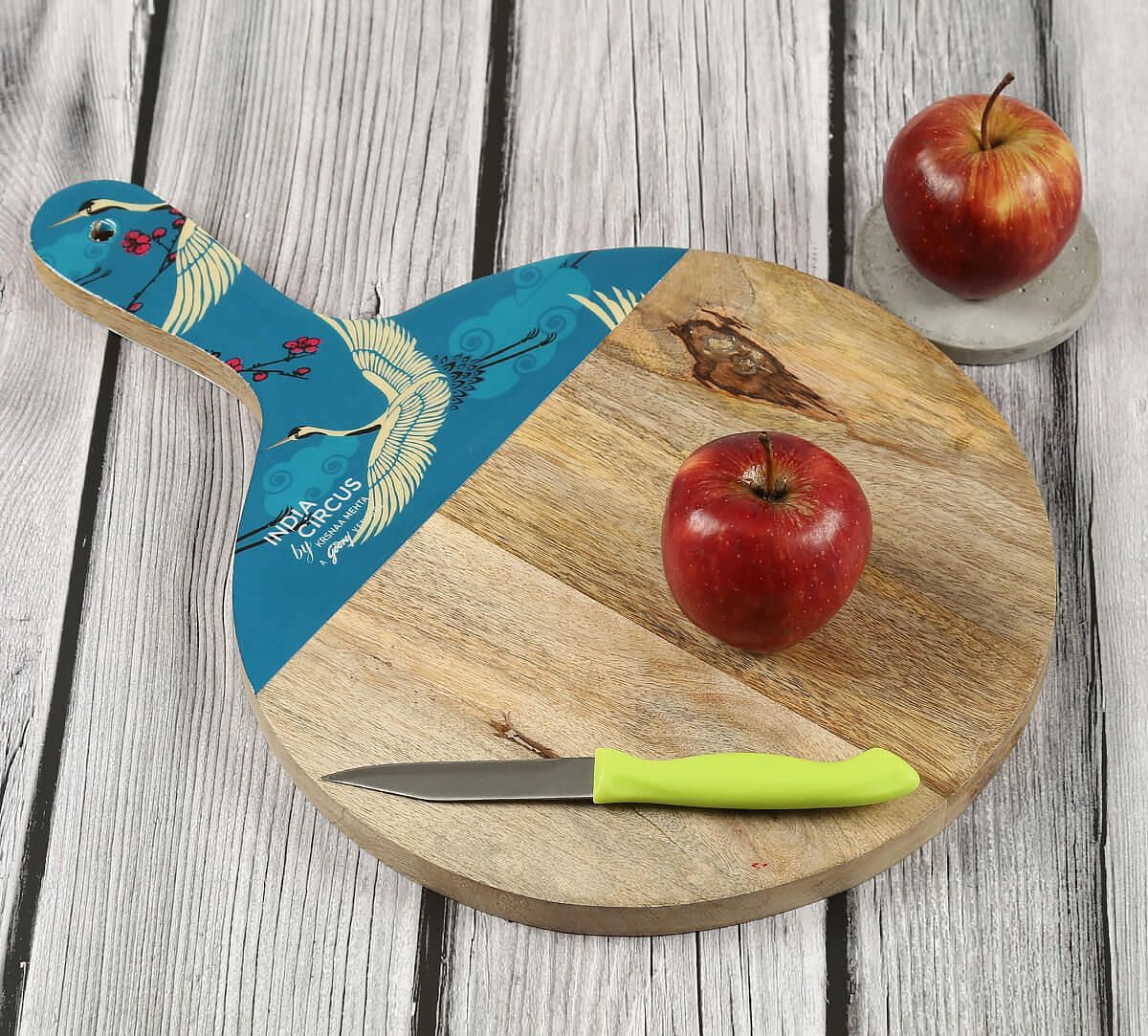 India Circus by Krsnaa Mehta Legend of the Cranes Chopping Board