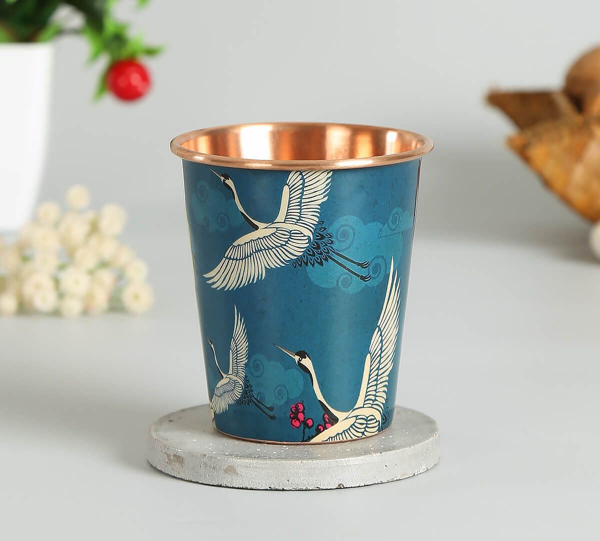 India Circus by Krsnaa Mehta Legend of the Cranes Copper Tumbler Small