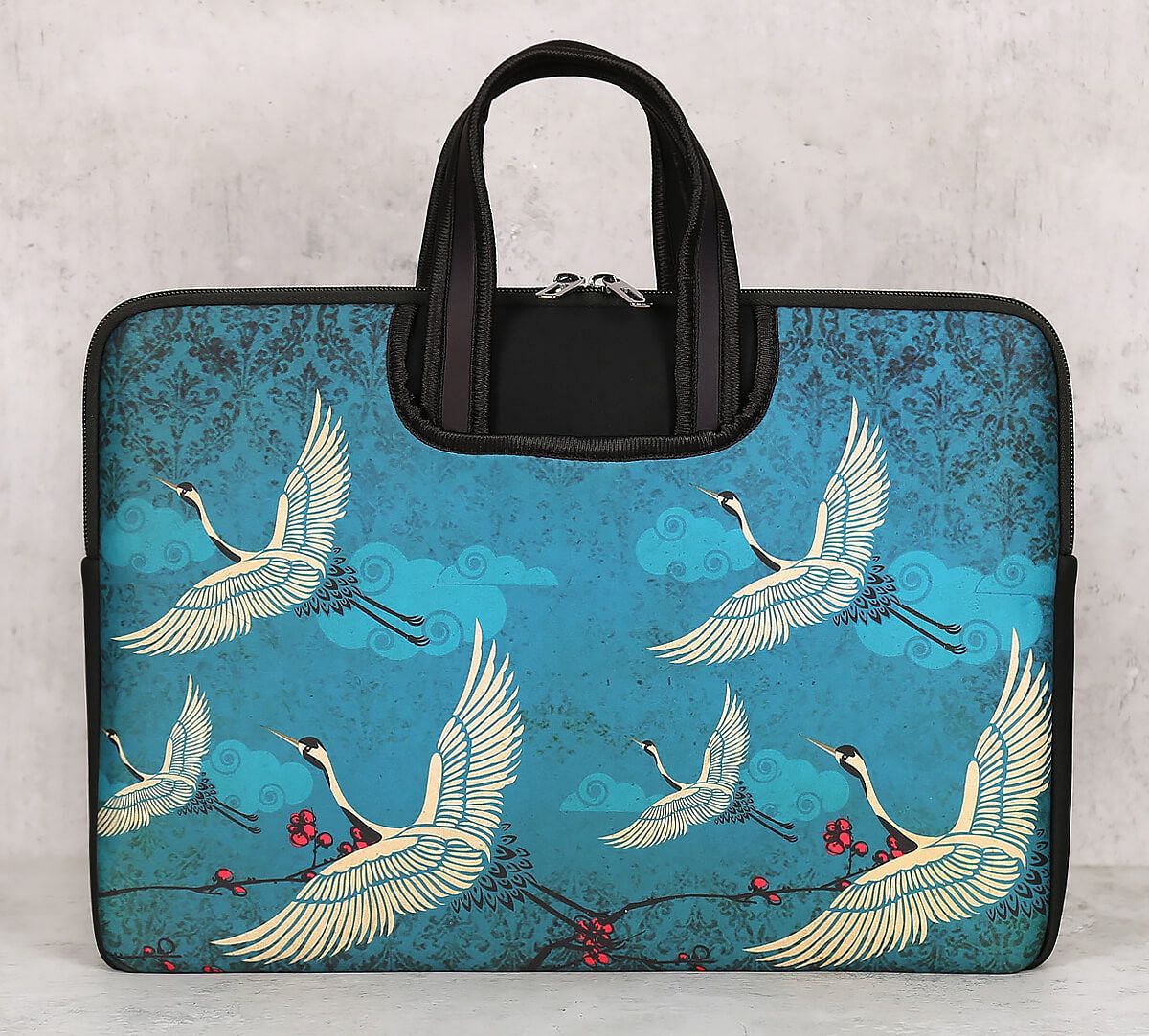 India Circus by Krsnaa Mehta Legend of the Cranes Laptop Sleeve Bag