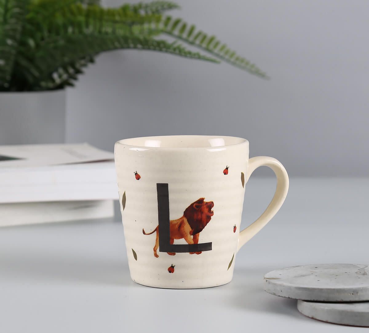 India Circus by Krsnaa Mehta Lion Lady Coffee Mug