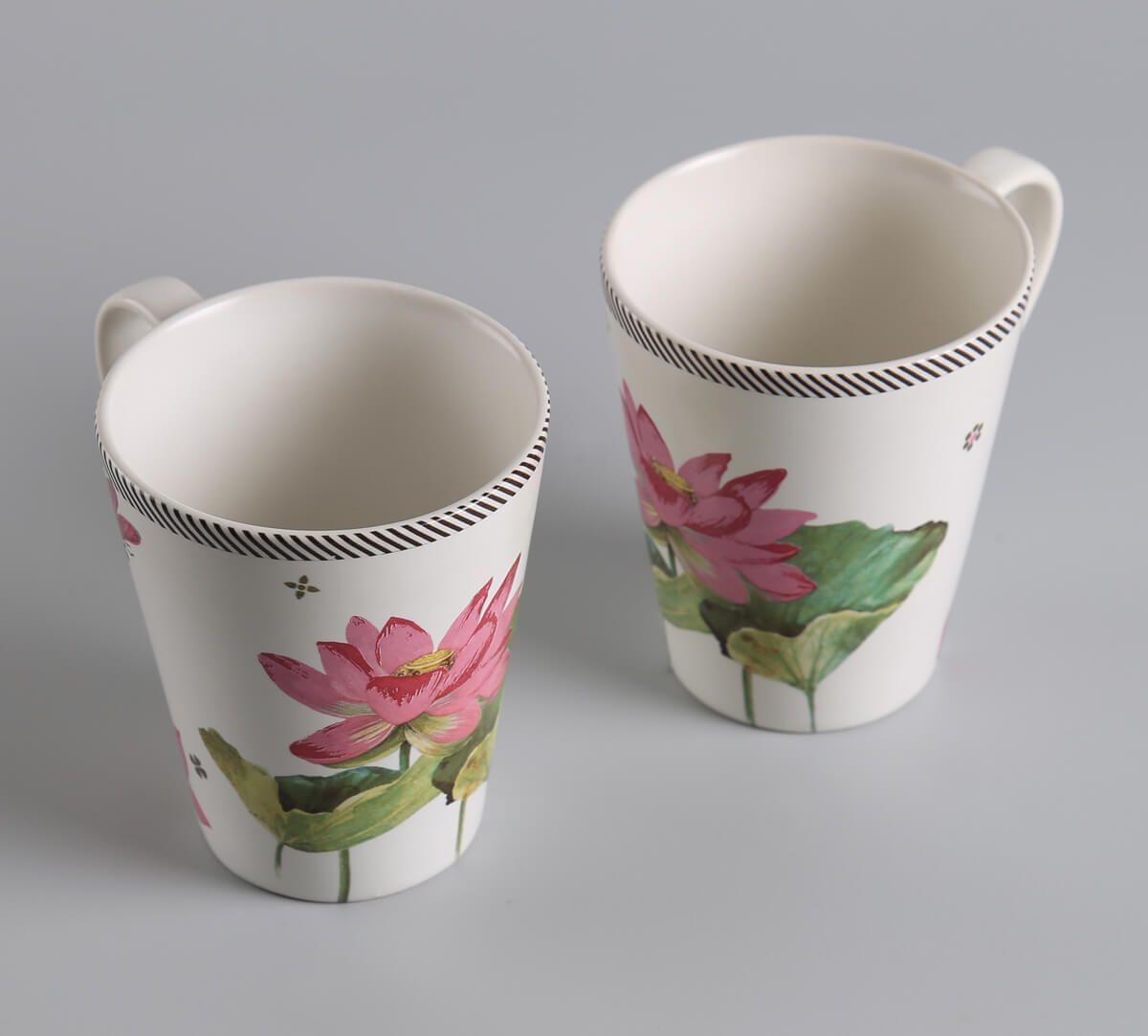 Lotus Pond Coffee Mug Set of 2