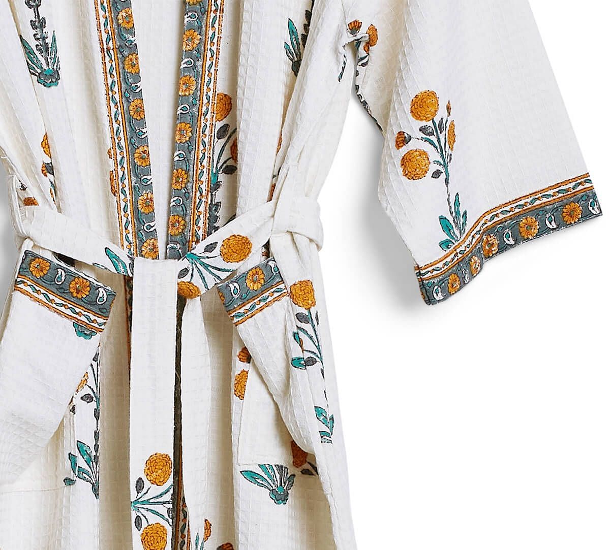 India Circus by Krsnaa Mehta Luxe Leaf Bathrobe