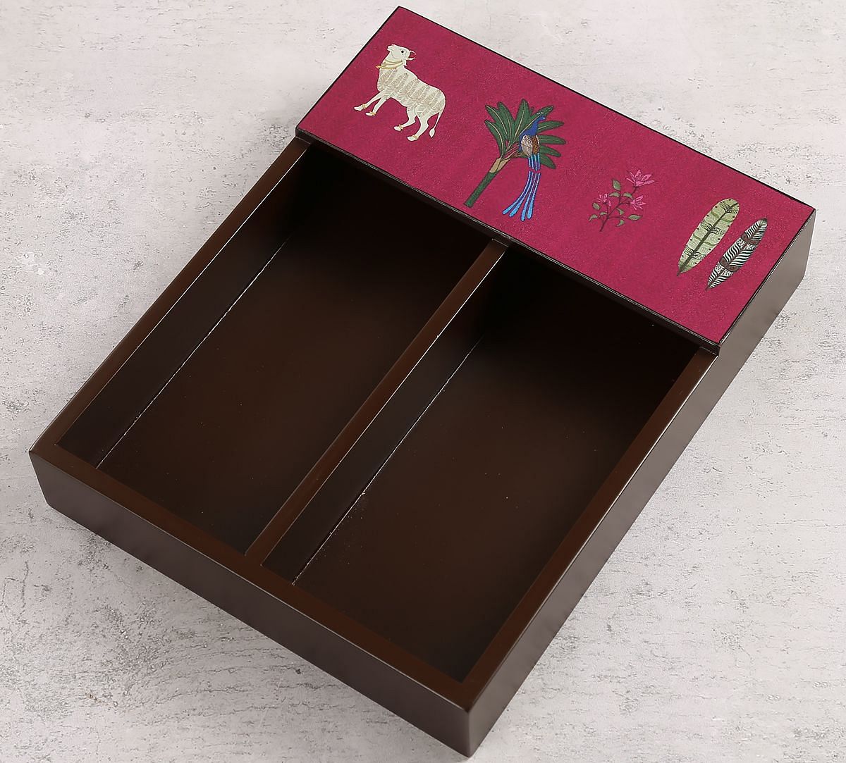 India Circus by Krsnaa Mehta Magenta Biome mystique Cutlery Tray