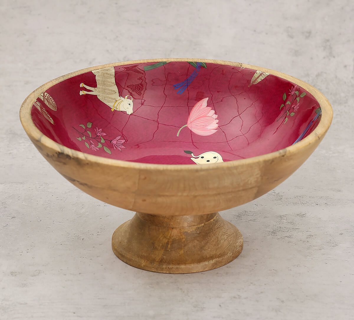 India Circus by Krsnaa Mehta Magenta Biome Mystique Fruit Bowl