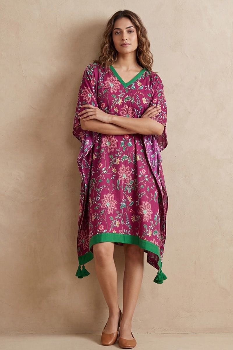 India Circus by Krsnaa Mehta Merry Magnolias Kaftan Kurti