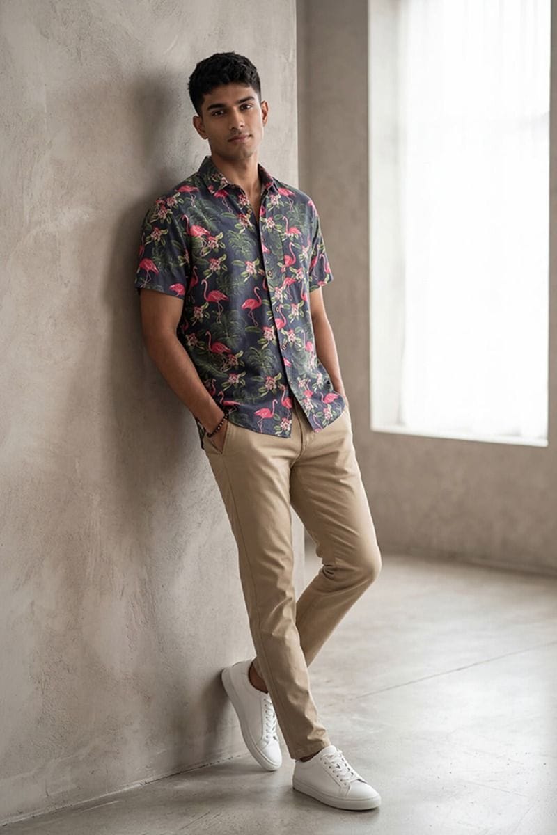 India Circus by Krsnaa Mehta Moksha Hansa Men's Shirt