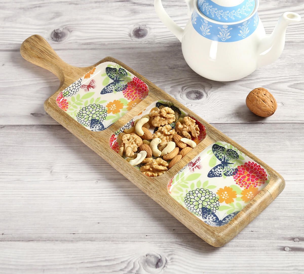 India Circus by Krsnaa Mehta Monarch's Cadence Compartment Platter