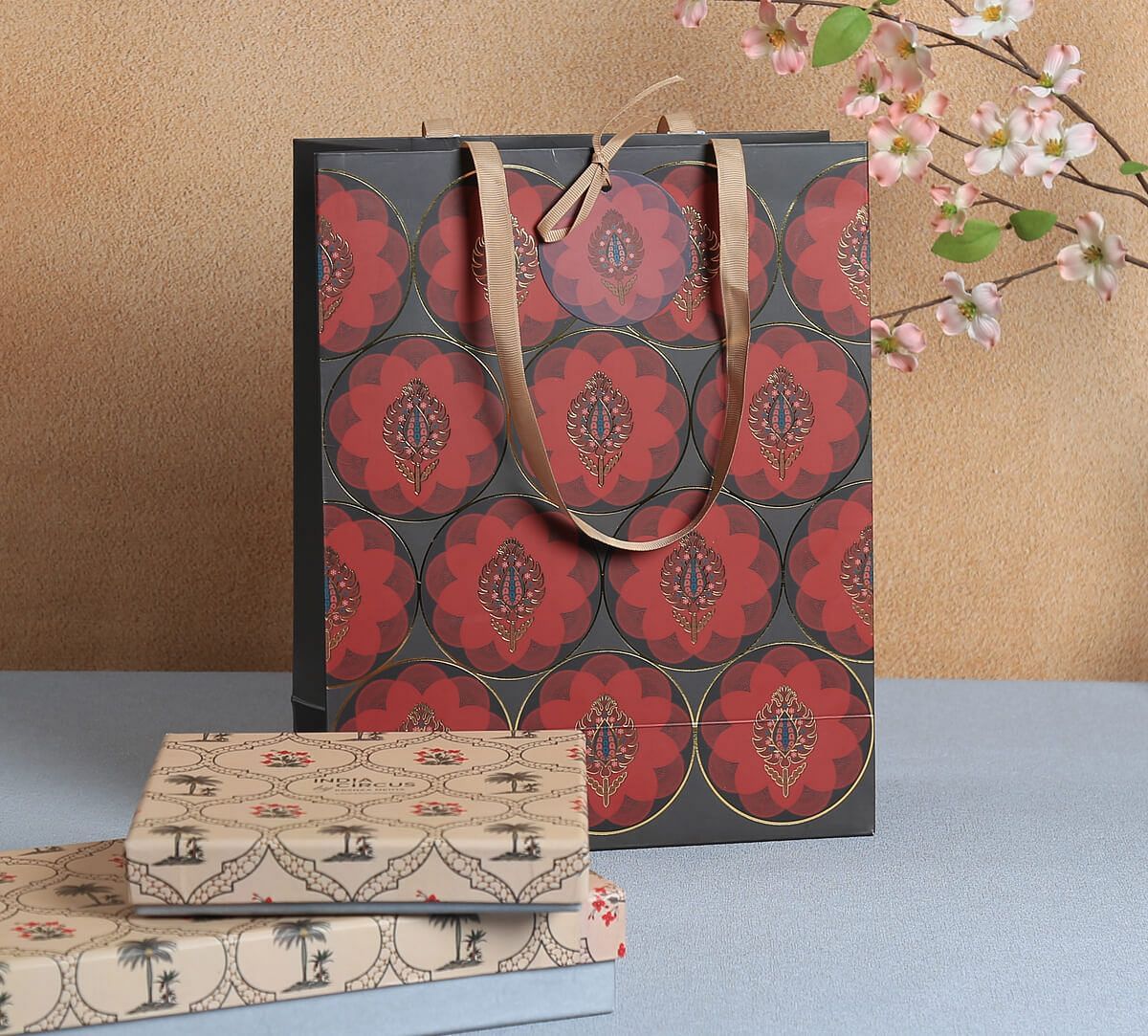 India Circus by Krsnaa Mehta Moving Kilims Big Gift Bag Set of 5