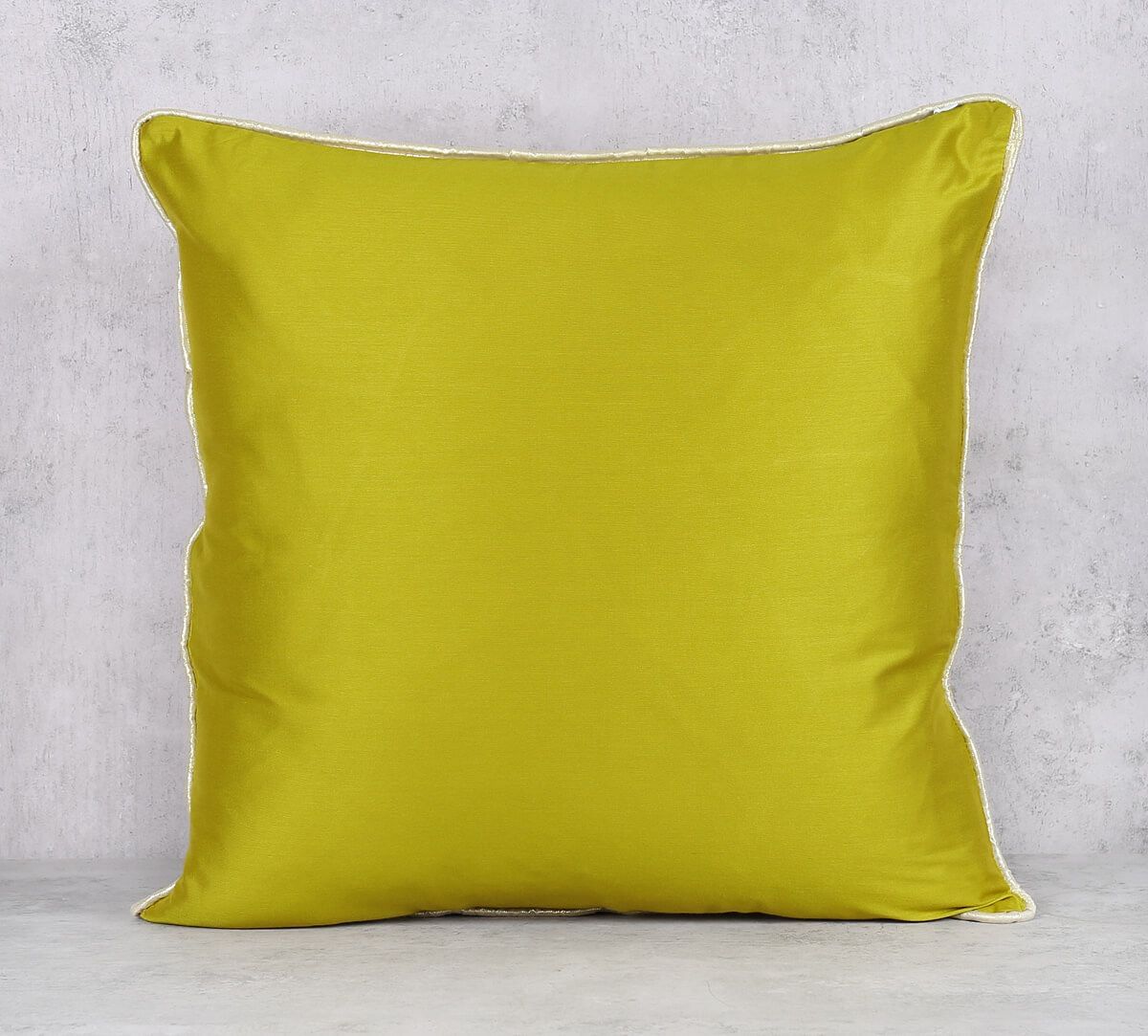 India Circus by Krsnaa Mehta Mustard Gold Cushion Cover