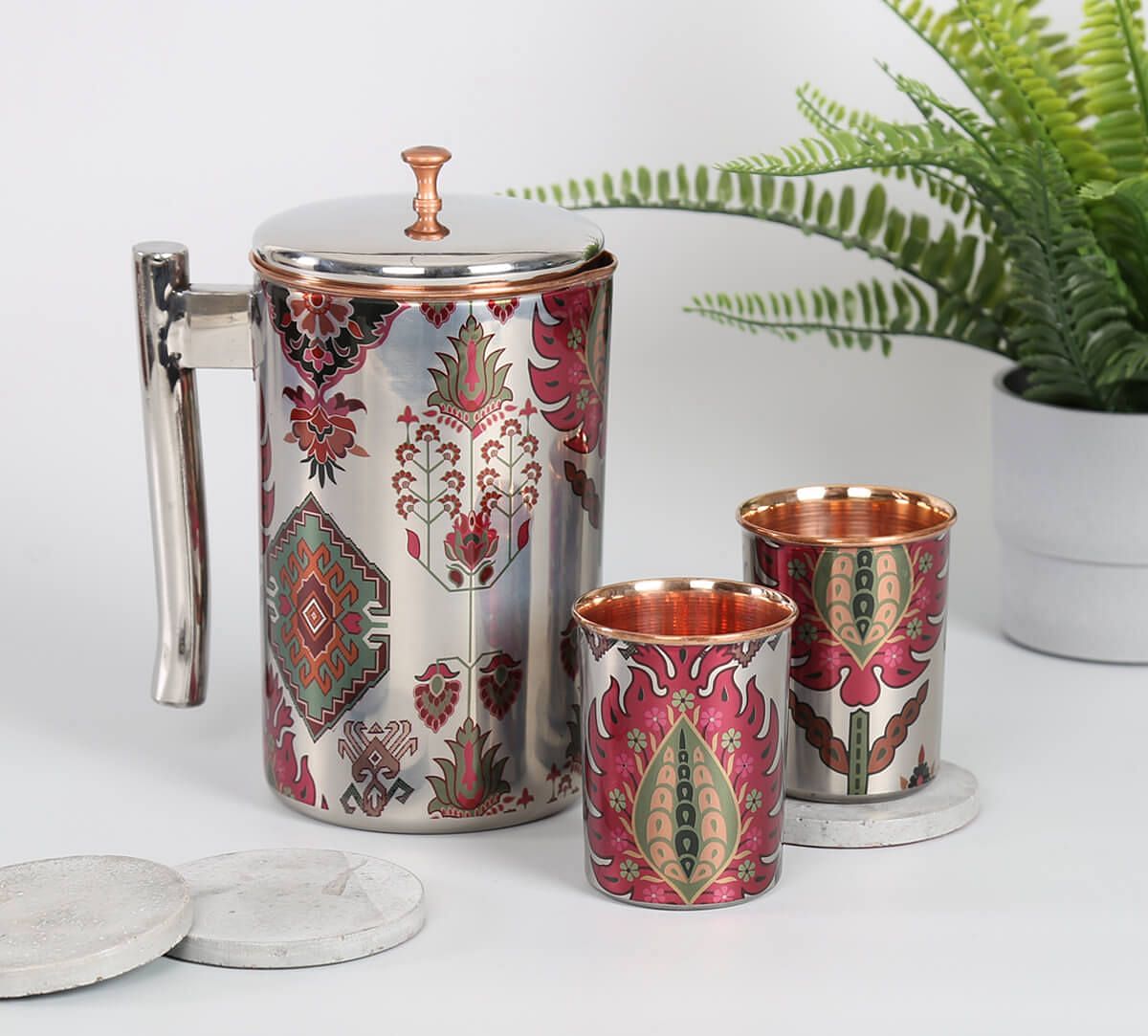 India Circus by Krsnaa Mehta Mystifying Dazzle Jug & Tumbler Set