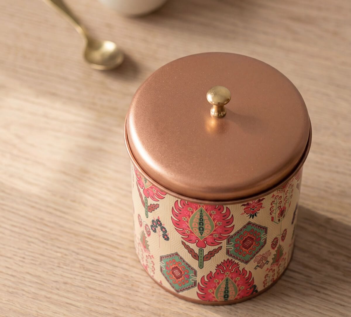 Mystifying Dazzle Steel Cookie Jar