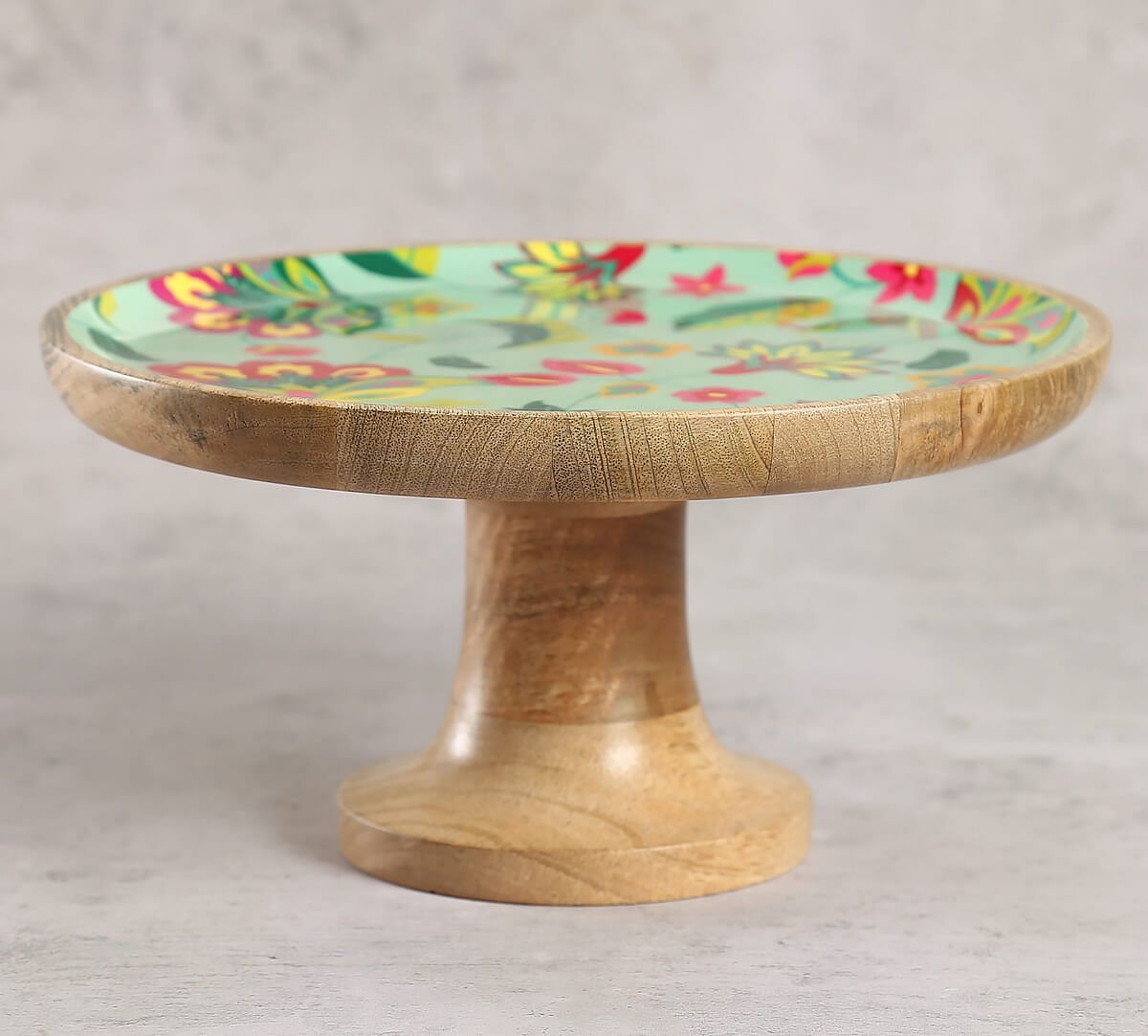 India Circus by Krsnaa Mehta Neon Cyanic Pop Burst Cake Stand