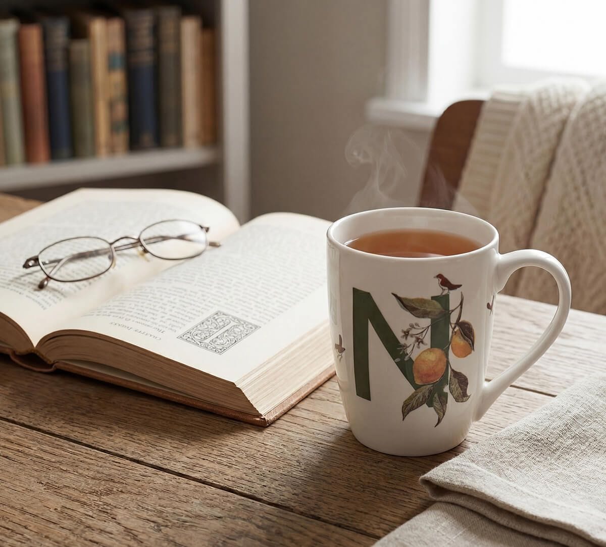Nightingale's Night Porcelain Coffee Mug