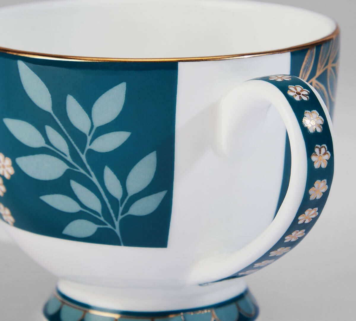 India Circus by Krsnaa Mehta Oceanic Opulence Cup & Saucer Set of 6