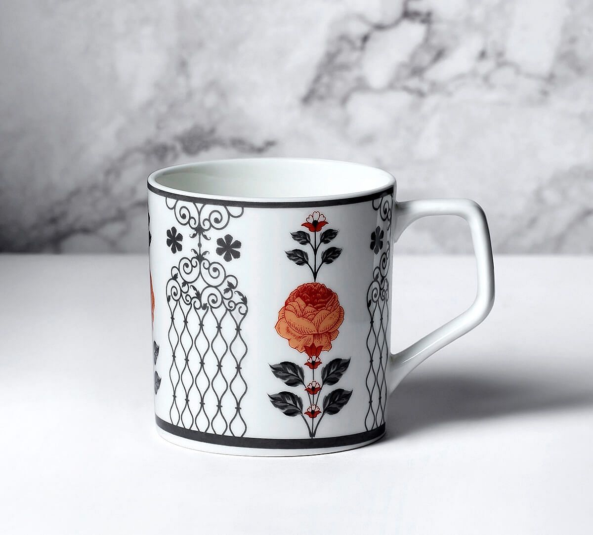 India Circus by Krsnaa Mehta Onyx Elegance Mug Set of 6