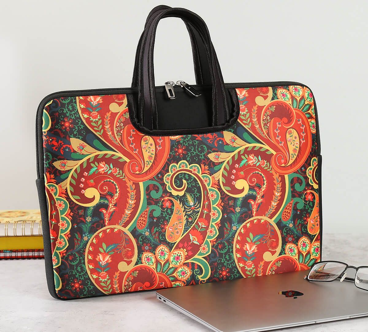 India Circus by Krsnaa Mehta Paisley Romance Laptop Sleeve Bag