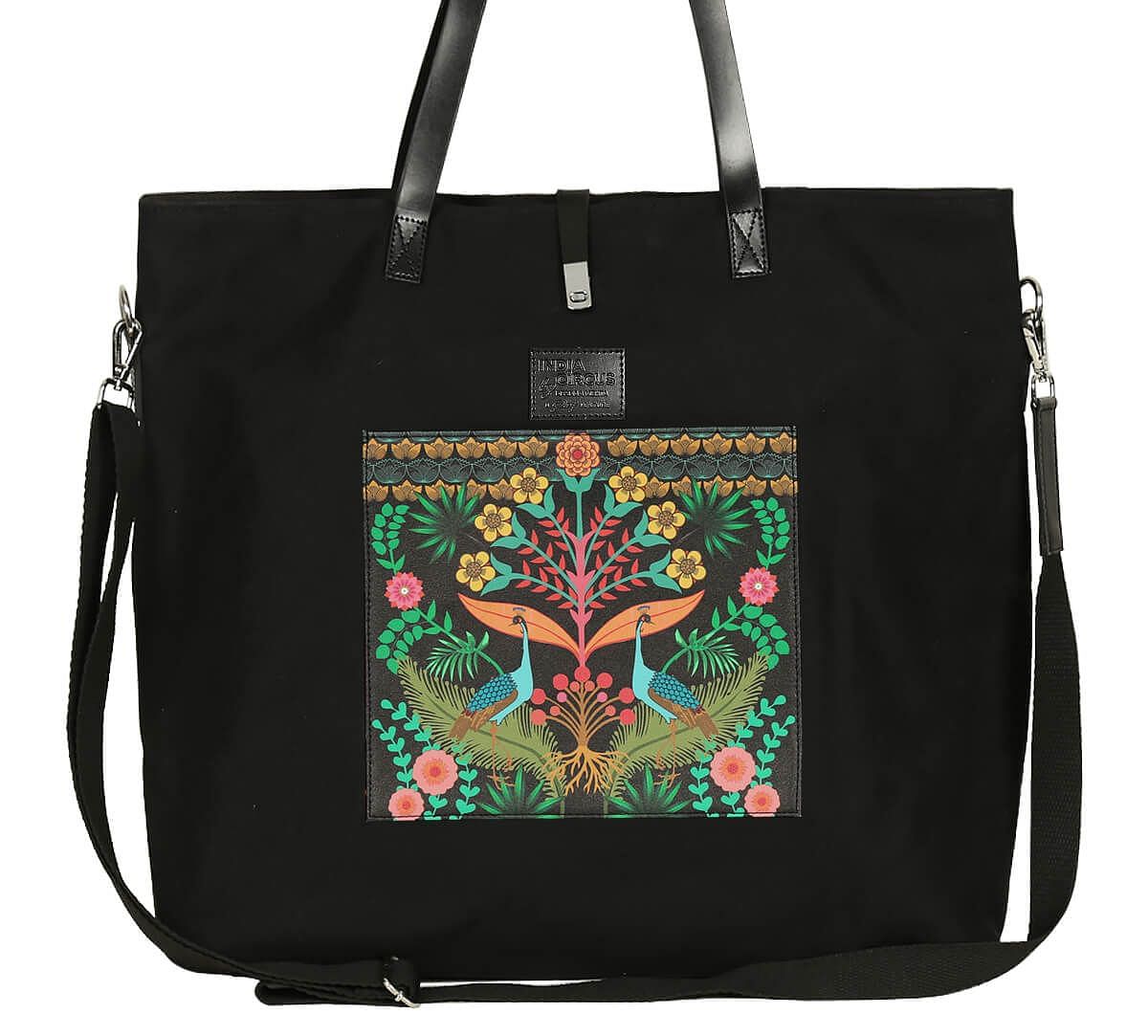 India Circus by Krsnaa Mehta Peacock Heavenly Kingdom Shoulder Bag