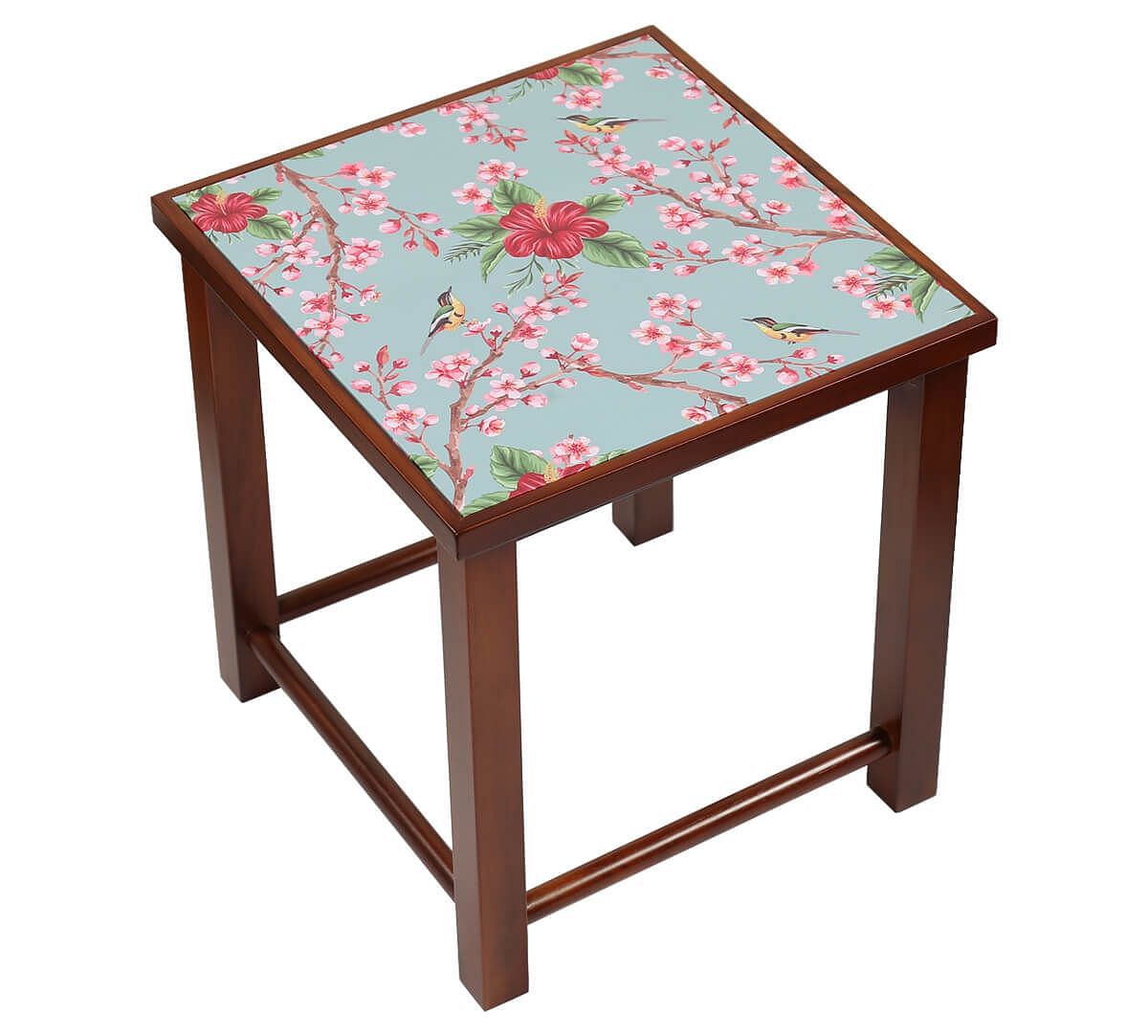 India Circus by Krsnaa Mehta Perching Floral Paradise Nesting Table