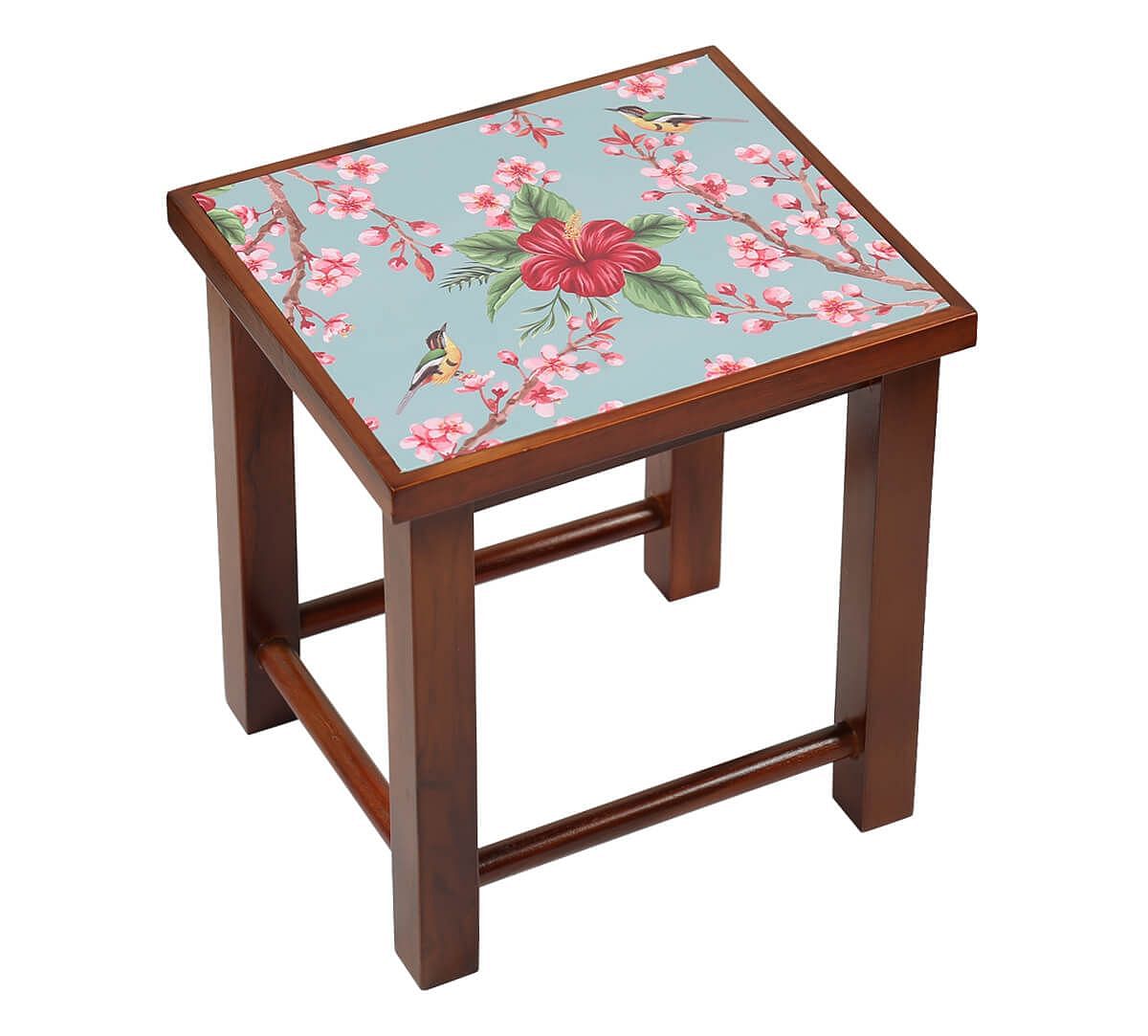 India Circus by Krsnaa Mehta Perching Floral Paradise Nesting Table