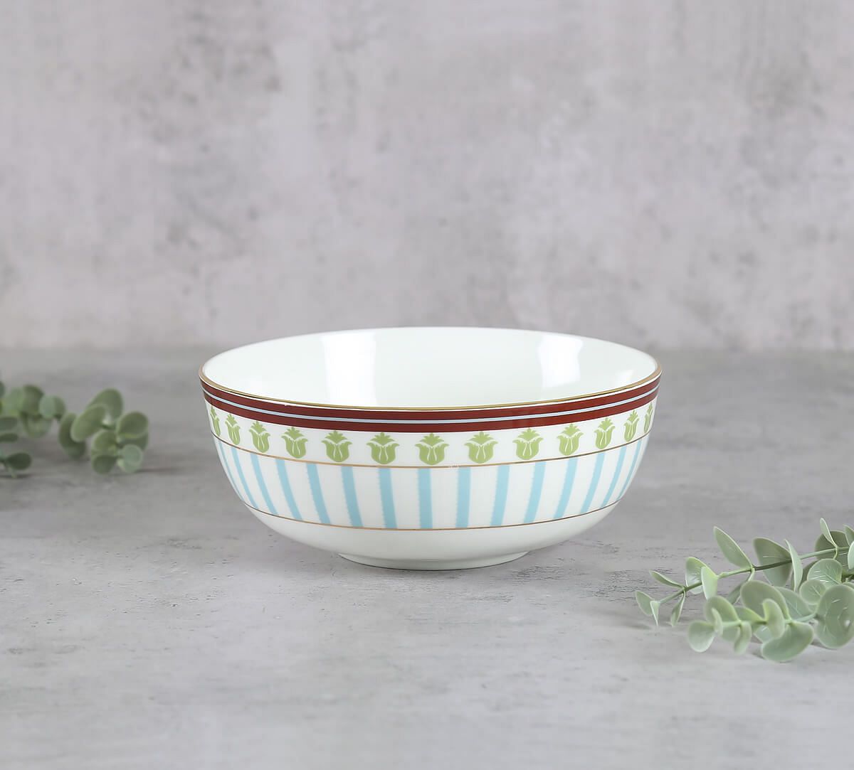 India Circus by Krsnaa Mehta Petal Perfection Serving Bowl