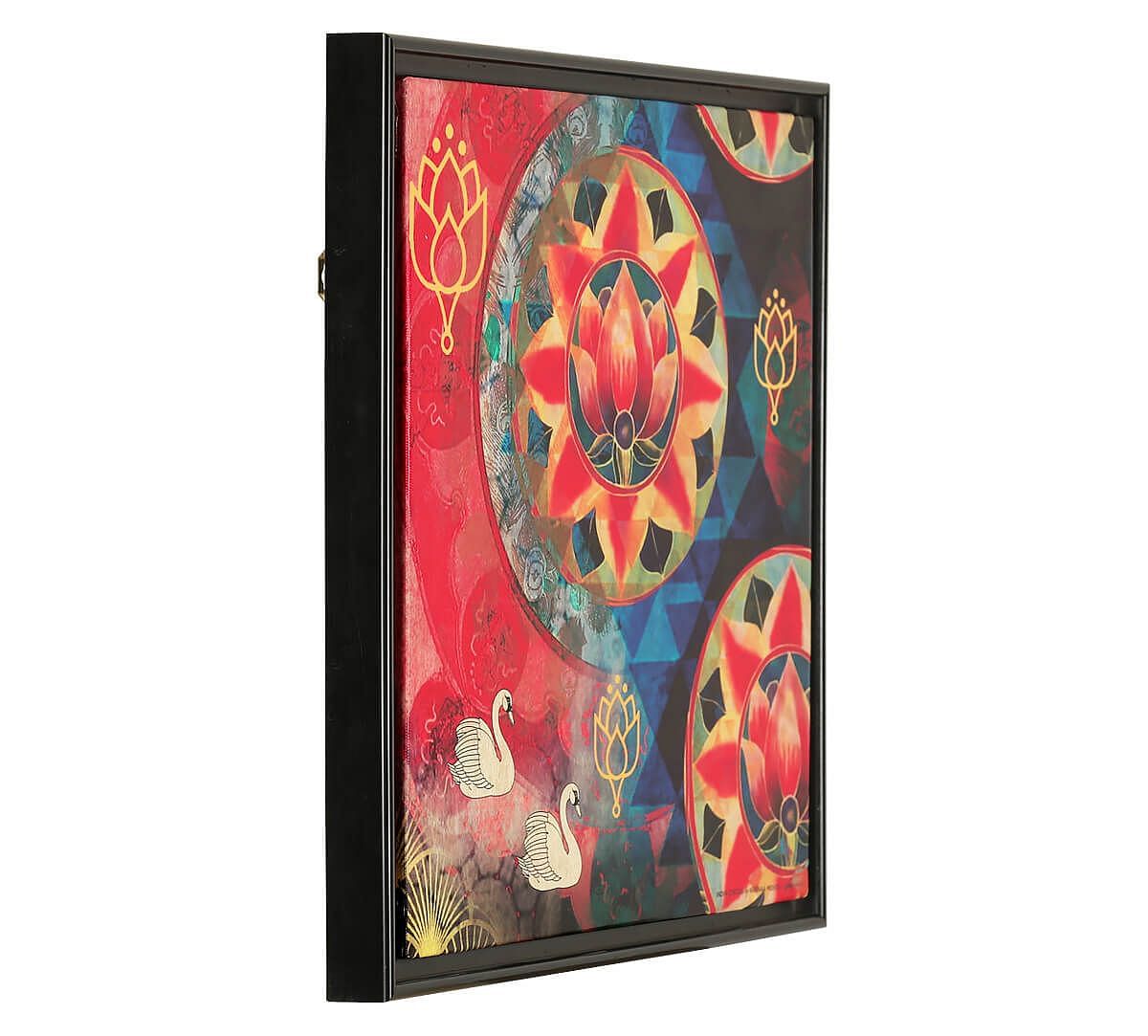 India Circus by Krsnaa Mehta Picturesque Fairy Tale Floating Framed Canvas Wall Art