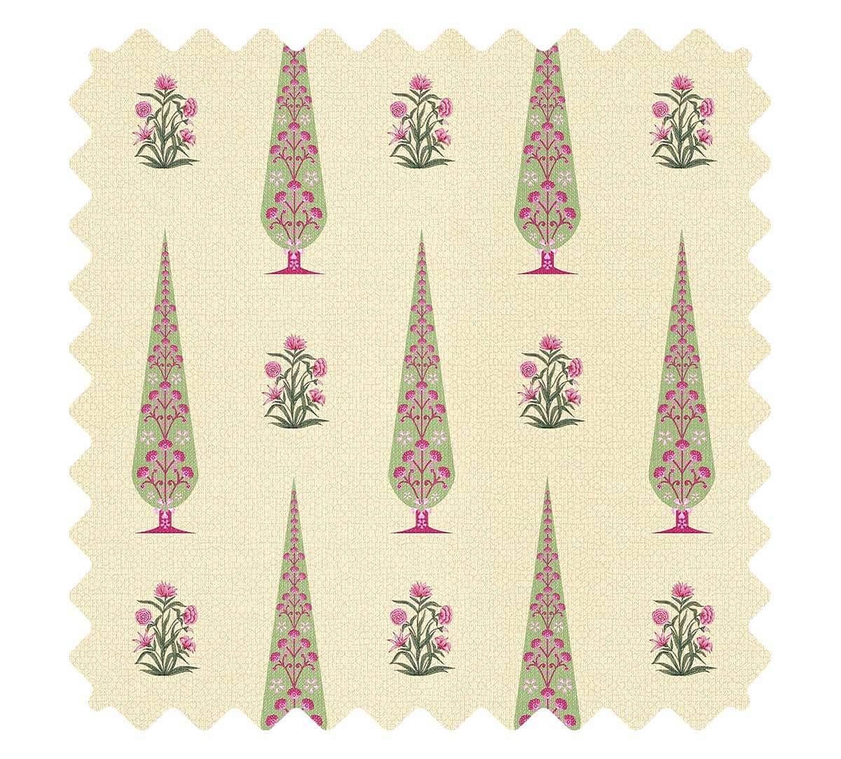 India Circus by Krsnaa Mehta Poppy Conifer Beige Fabric