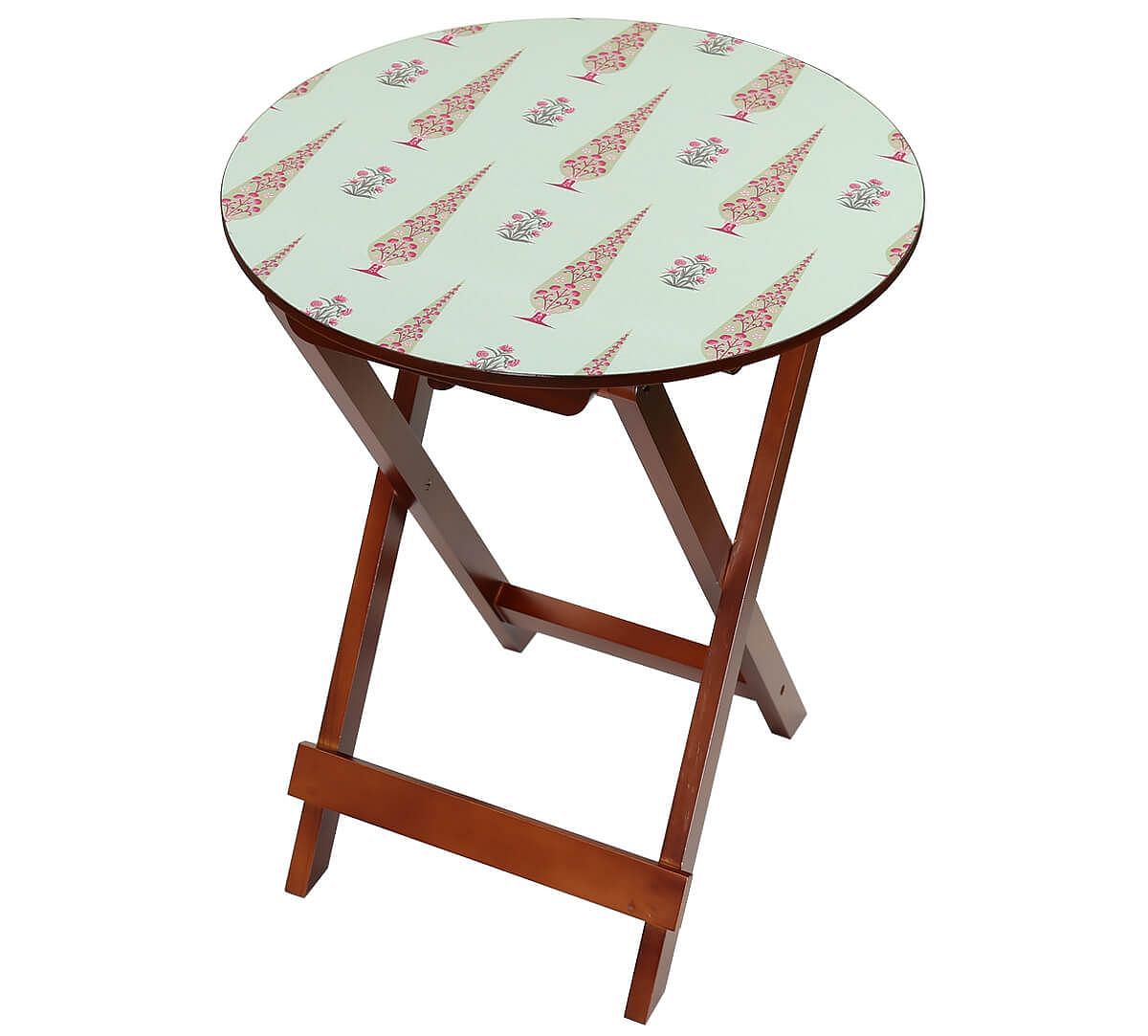 India Circus by Krsnaa Mehta Poppy Conifer Round Side Table