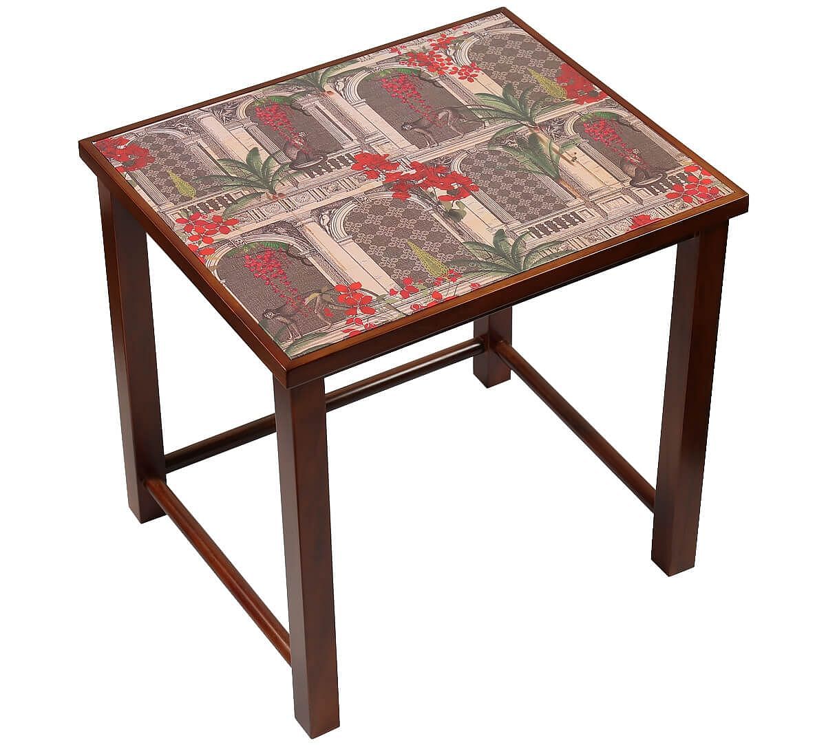 India Circus by Krsnaa Mehta Pretty Monkey Mischief Nesting Table