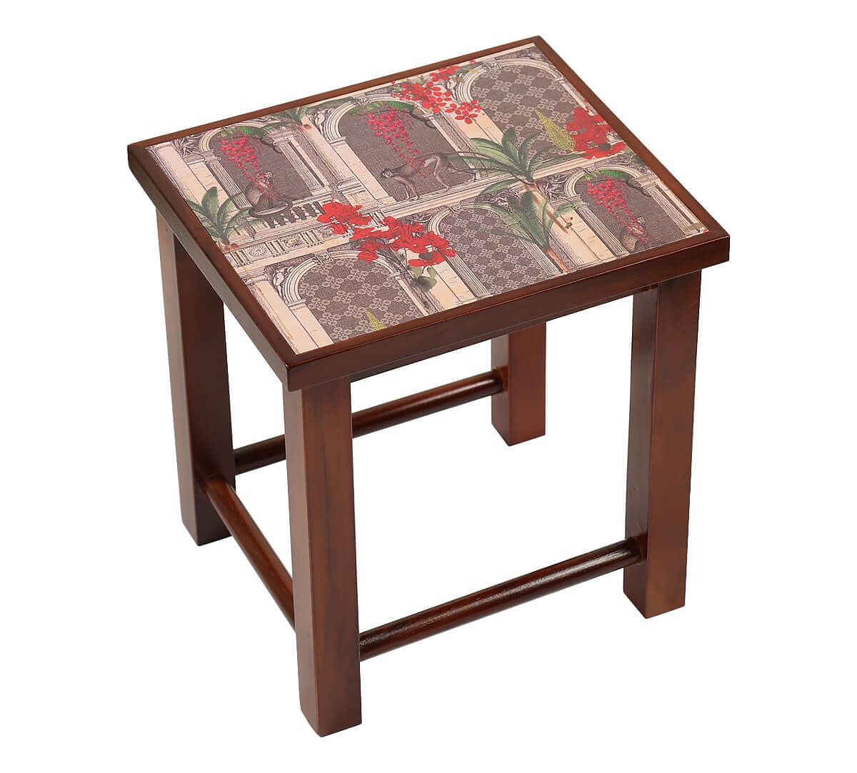 India Circus by Krsnaa Mehta Pretty Monkey Mischief Nesting Table