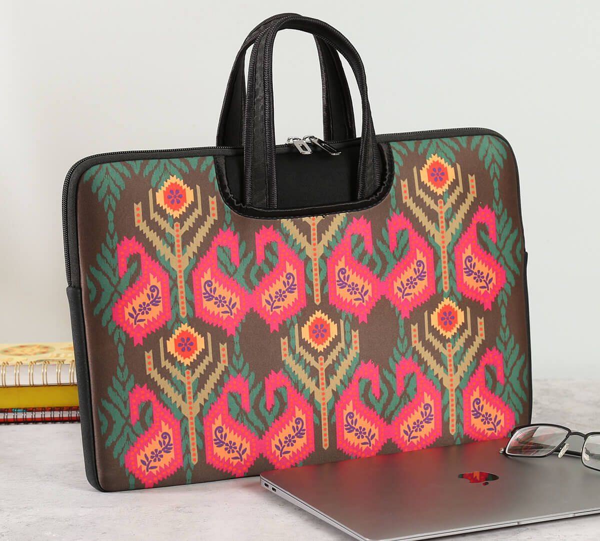 India Circus by Krsnaa Mehta Quivering Sublime Laptop Sleeve Bag