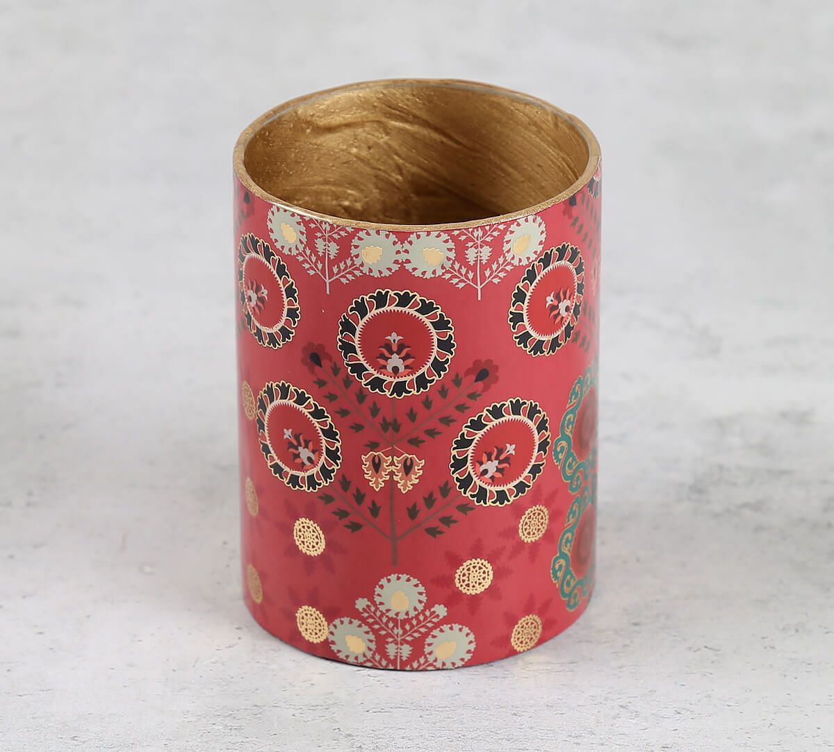 India Circus by Krsnaa Mehta Raceme Rosettes Round Pen Holder