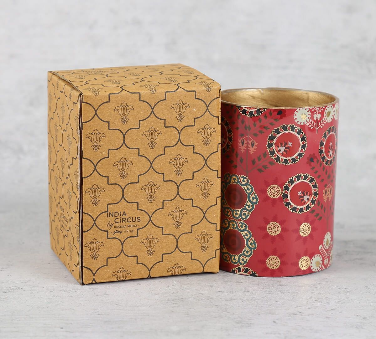 India Circus by Krsnaa Mehta Raceme Rosettes Round Pen Holder