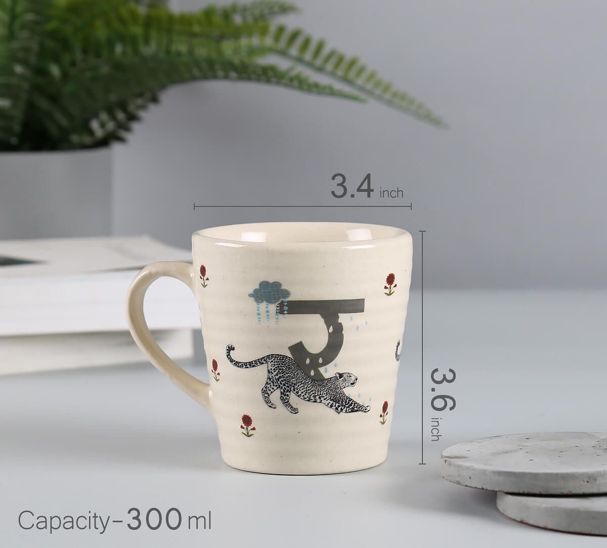 India Circus by Krsnaa Mehta Raining Rainforest Coffee Mug