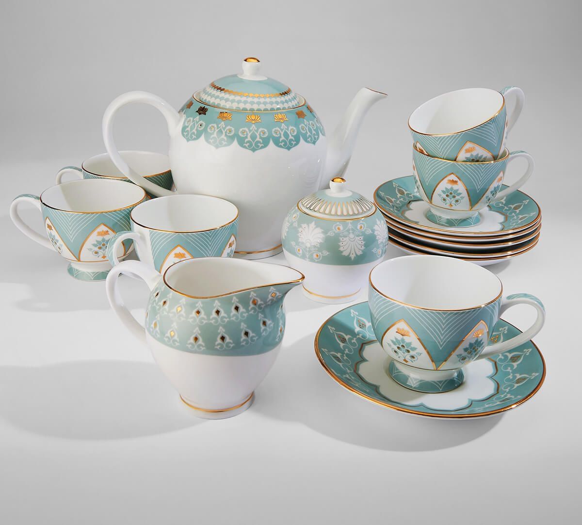 India Circus by Krsnaa Mehta Regal Romance Tea Set