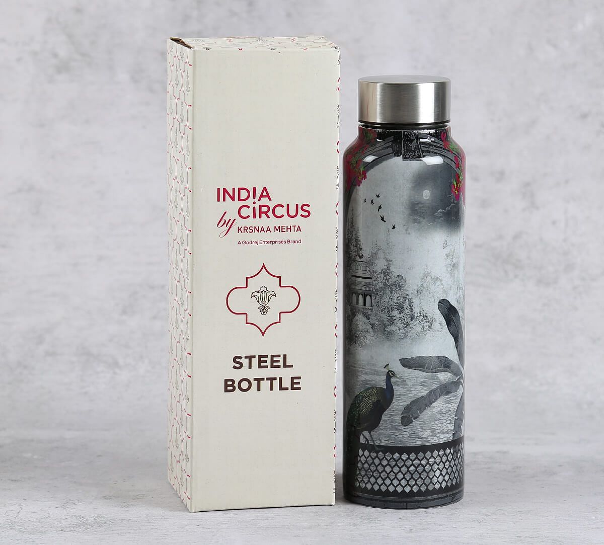 India Circus by Krsnaa Mehta Royal Hues Big Steel Bottle