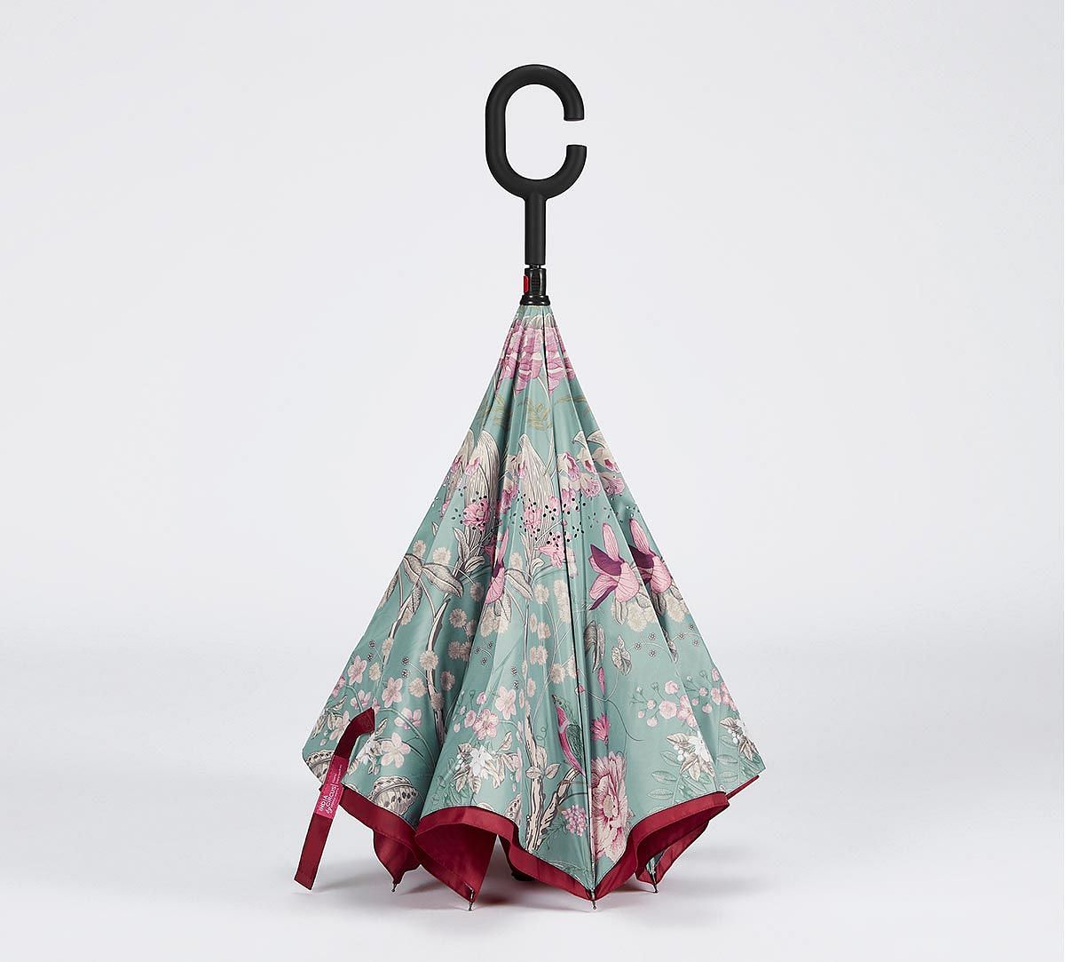 India Circus by Krsnaa Mehta Rustic Realm Reversible Umbrella
