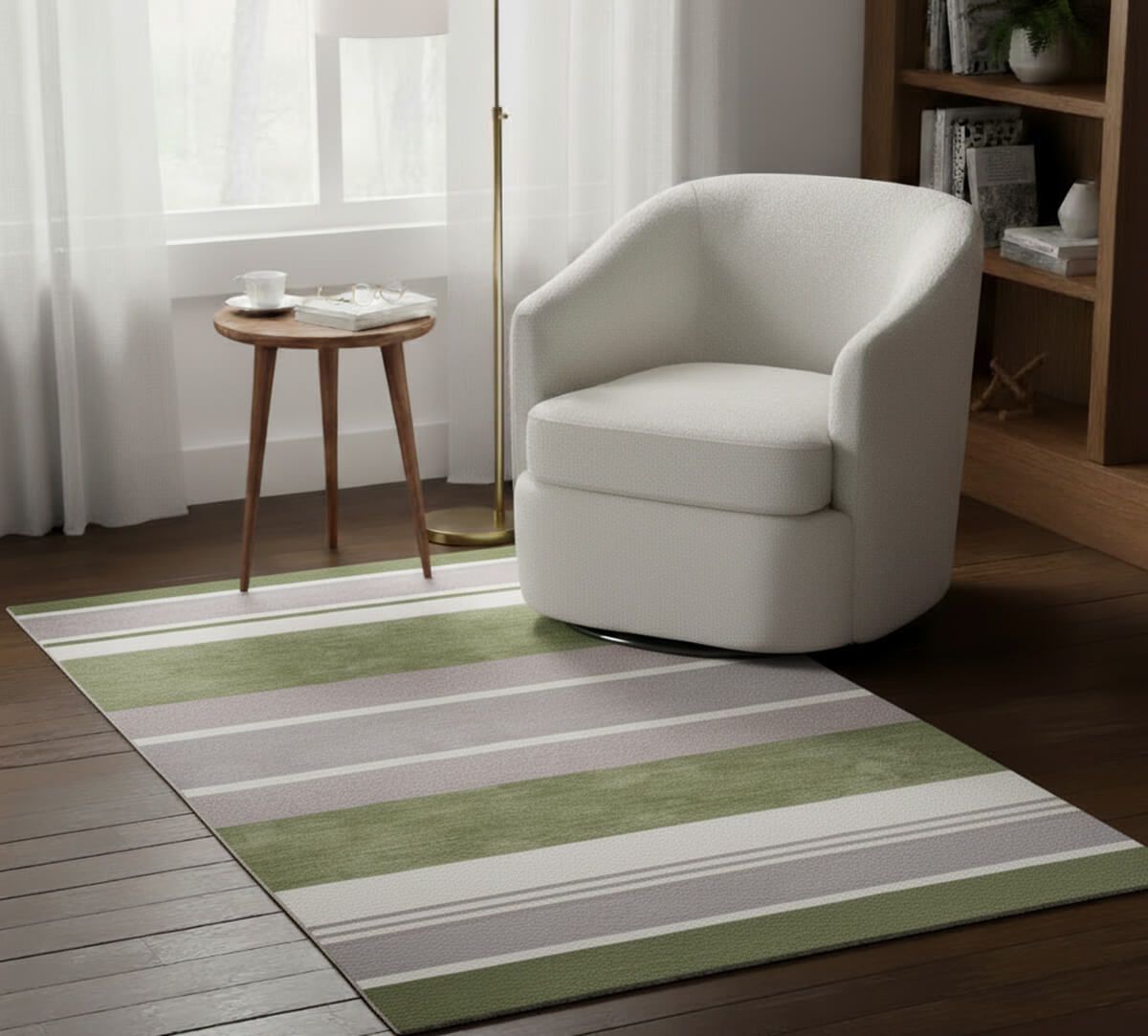 Sage and Gray 4ft x 6ft Rug