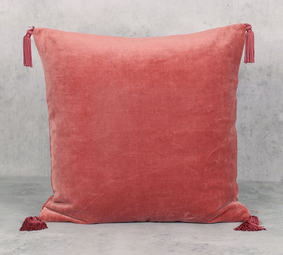 India Circus by Krsnaa Mehta Salmon Decorated Adorn Cushion Cover
