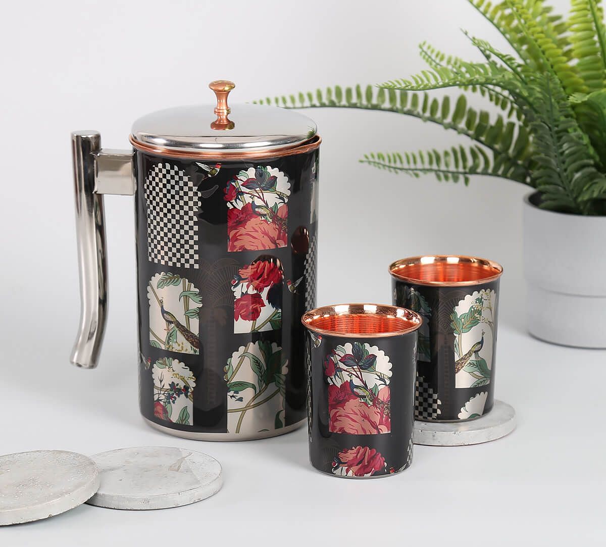 India Circus by Krsnaa Mehta Signature Windows Jug & Tumbler Set