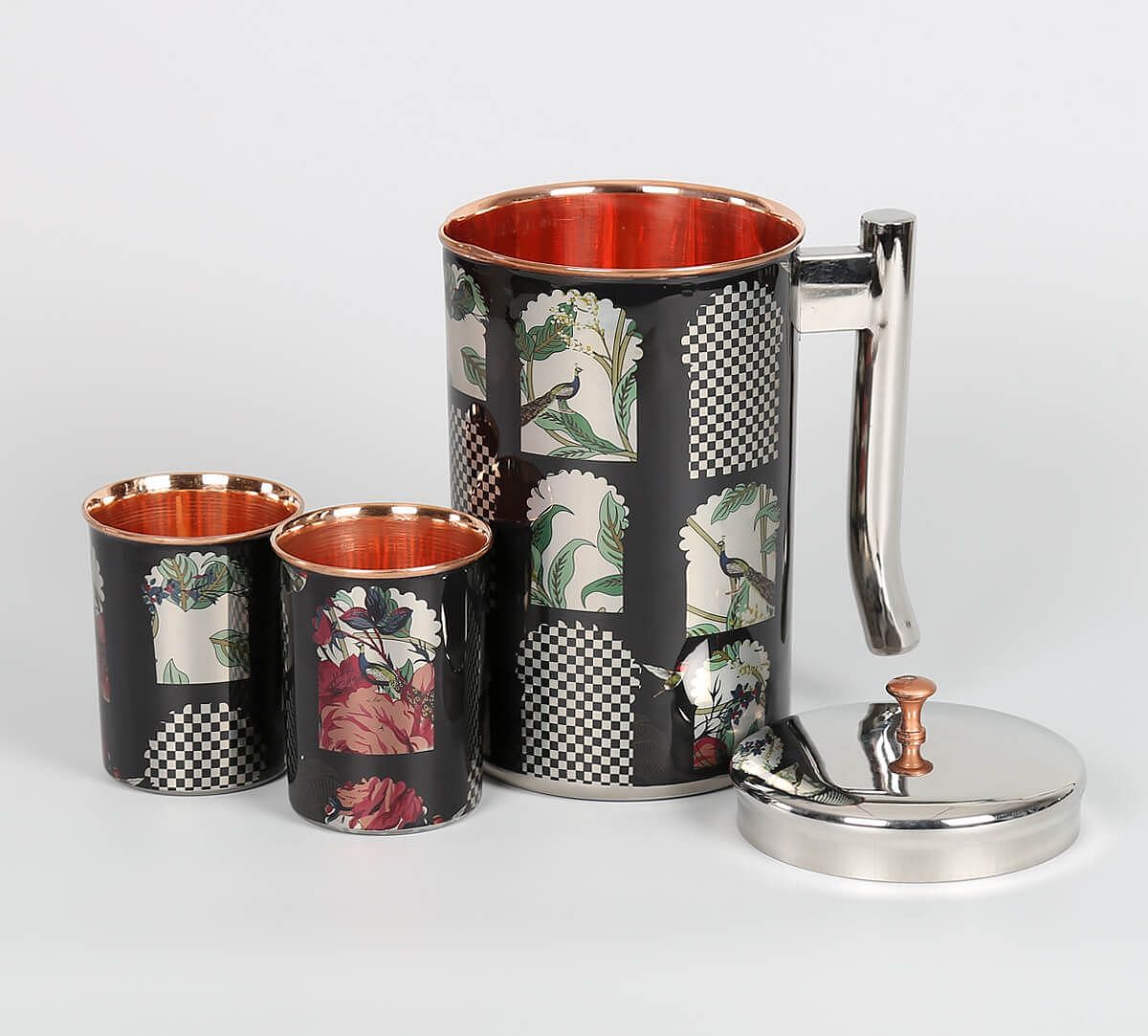 India Circus by Krsnaa Mehta Signature Windows Jug & Tumbler Set