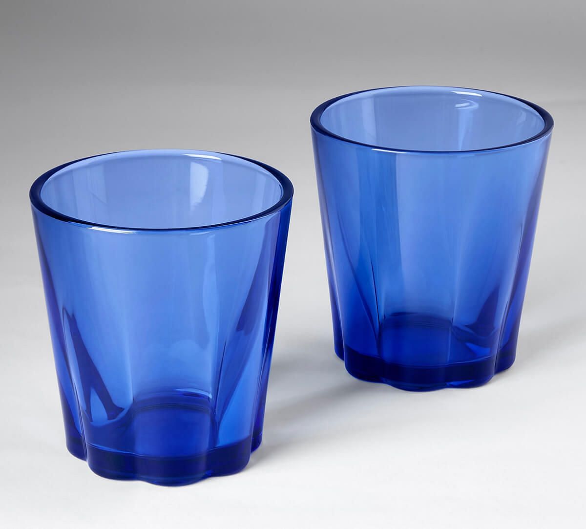 India Circus by Krsnaa Mehta Sky Glass Tumbler Set of 2