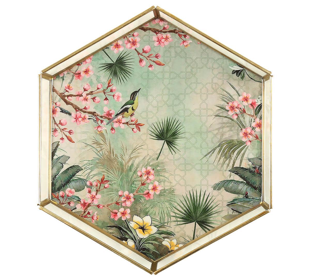 India Circus by Krsnaa Mehta Spring Bloom Hexagon Tray