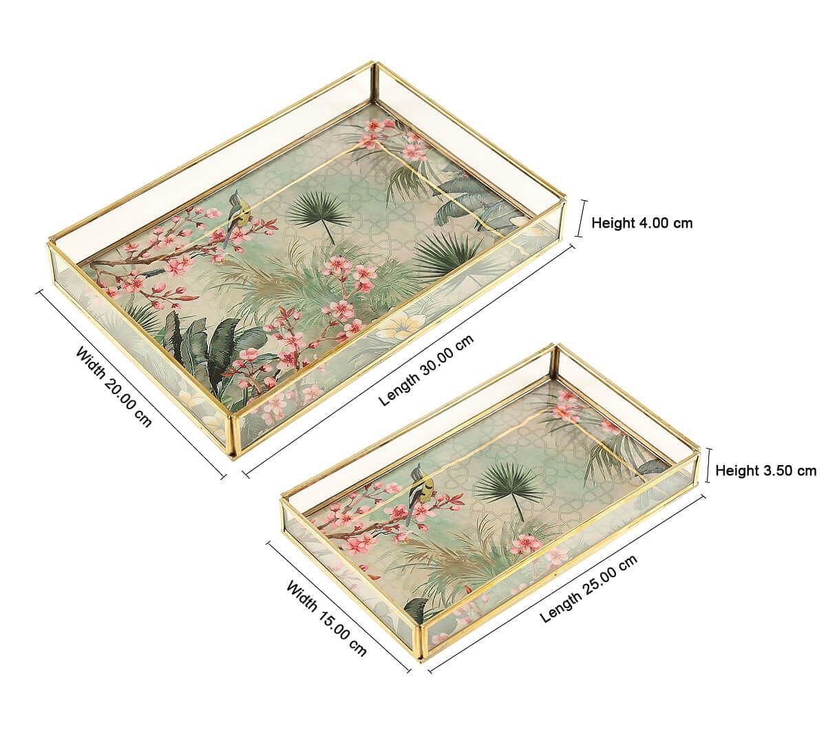 India Circus by Krsnaa Mehta Spring Bloom Rectangle Tray