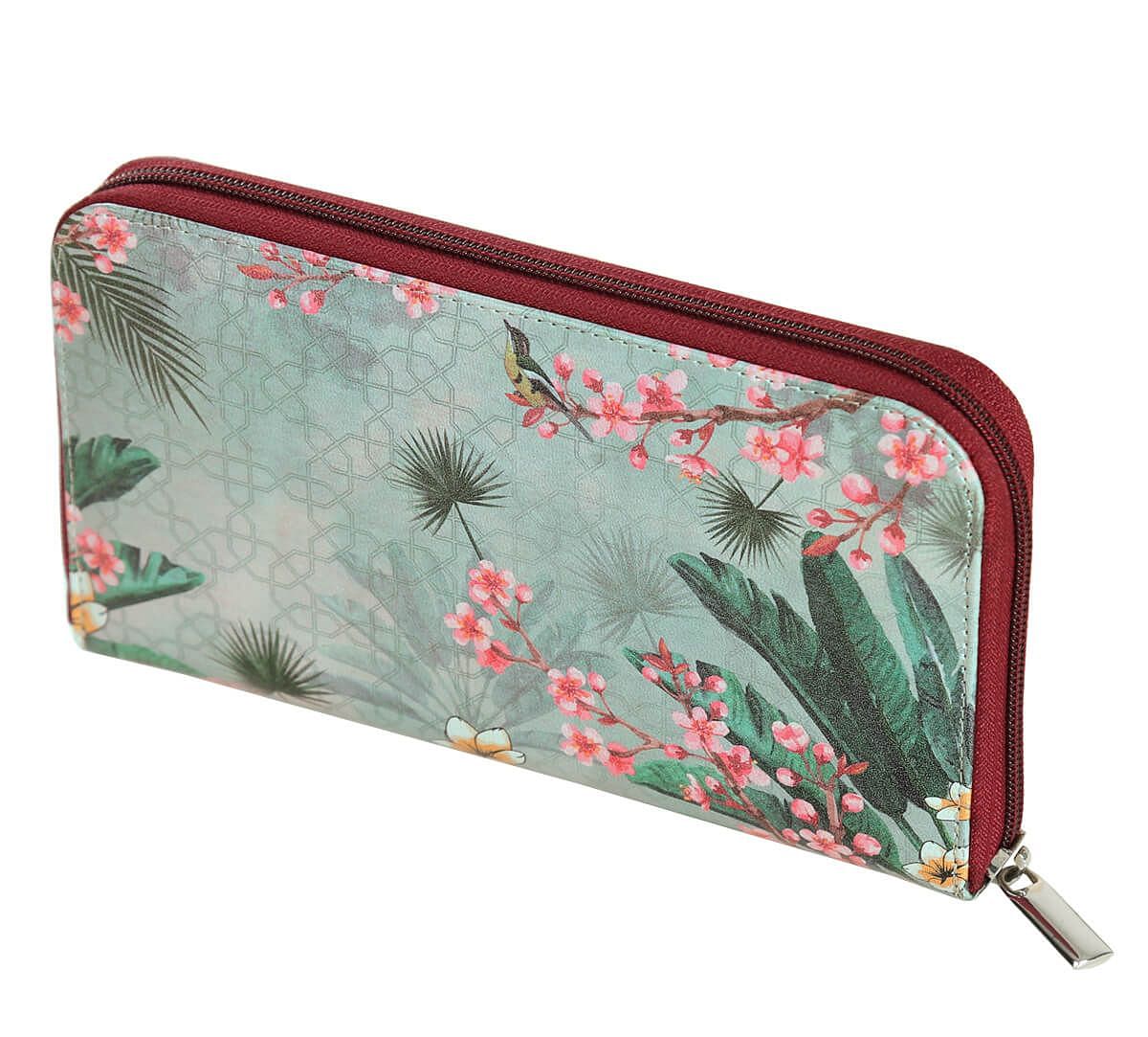 India Circus by Krsnaa Mehta Spring Bloom Zipper Wallet