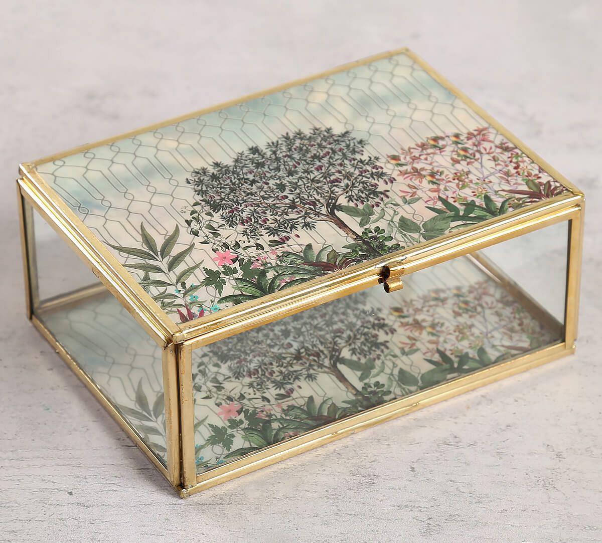 India Circus by Krsnaa Mehta Sultry greenwood Storage Box