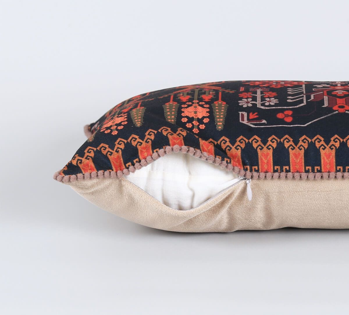 Symmetry & Symphony Micro Velvet Cushion Cover