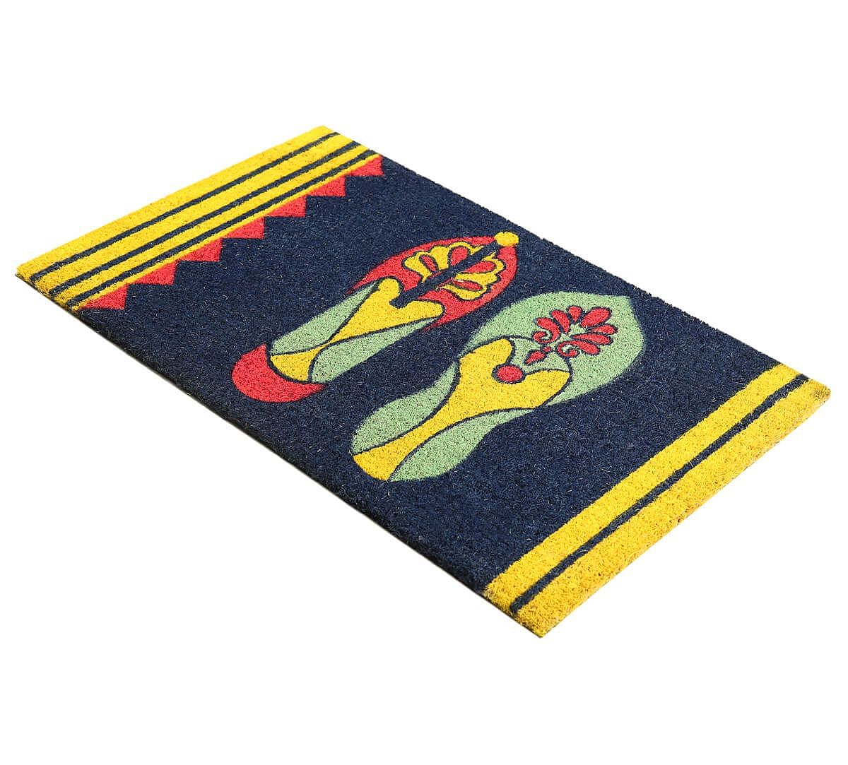 India Circus by Krsnaa Mehta Technicolor Jootis Blues Doormat